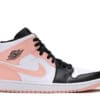 Air Jordan 1 Mid Arctic Orange Black Toe