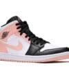 Air Jordan 1 Mid Arctic Orange Black Toe - Image 2