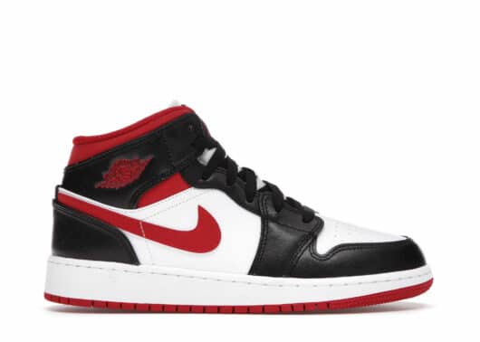 Air Jordan 1 Mid Gym Red Black White (GS)