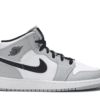 Air Jordan 1 Mid Light Smoke Grey (GS)