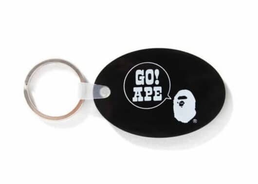 Bape Go Ape Keychain Black