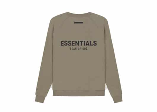 FEAR OF GOD ESSENTIALS Pull-Over Crewneck Taupe (SS21)