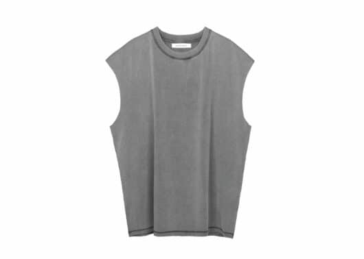 Galliano Landor Wash Camisole Ves Tee Light Grey