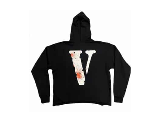 Vlone Friends Horror Hoodie Black - Image 2
