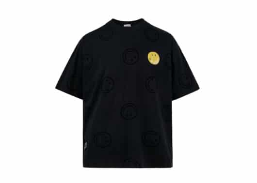 13De Marzo Allover Smiley Palda Bear Tee Black - Image 2
