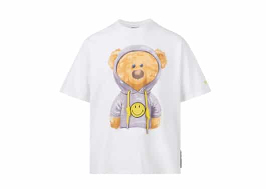 13De Marzo Chothed Palda Bear Printed Tee White