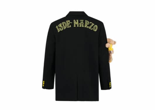 13De Marzo Smiley Arm Palda Bear Suit Black - Image 2