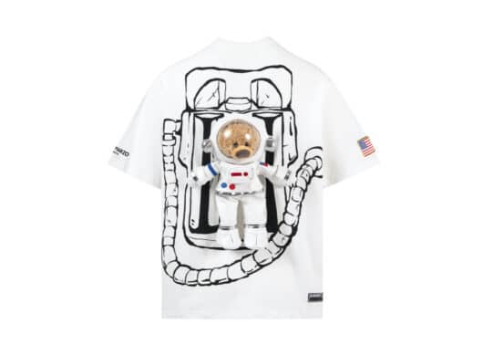 13De Marzo x Nasa Astronaut Teddy Bear Painted Tee White