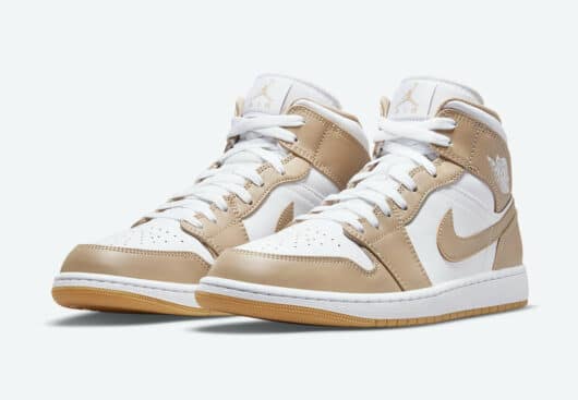 Air Jordan 1 Mid Tan Gum