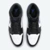 Air Jordan 1 Mid White Black Racer Blue - Image 3