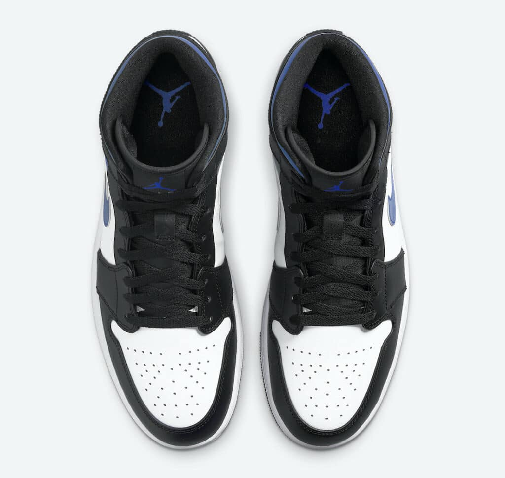 Buy Air Jordan 1 Mid White Black Racer Blue Online in Australia | KickSTW
