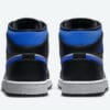 Air Jordan 1 Mid White Black Racer Blue - Image 4