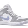 Air Jordan 1 Mid Wolf Grey Aluminum (W) - Image 2