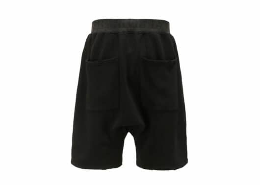 Galliano Landor Brass Patina Logo Shorts Black