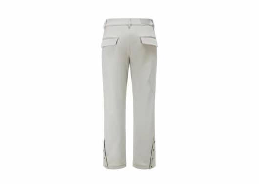 Galliano Landor Suede Fabric Pants Grey - Image 2