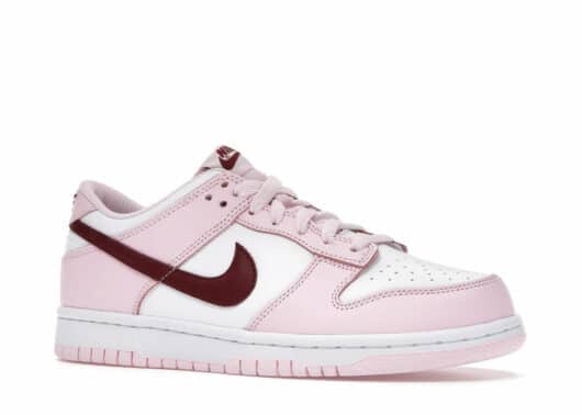 Nike Dunk Low Pink Foam Red White (GS) - Image 2