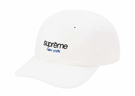 Supreme Classic Logo 6-Panel White