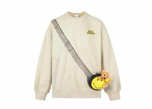 13De Marzo Allover Smiley Leather Bag Palda Bear Sweater Winter White