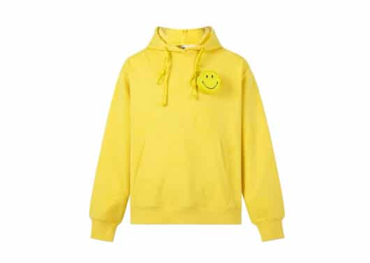 13De Marzo Allover Smiley Palda Bear Hoodie Dawn Yellow - Image 2