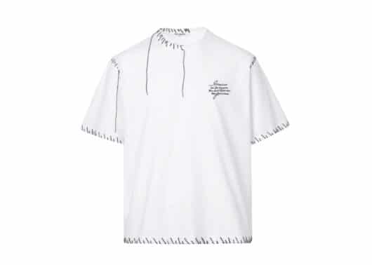13De Marzo Suture Palda Bear Tee White - Image 2