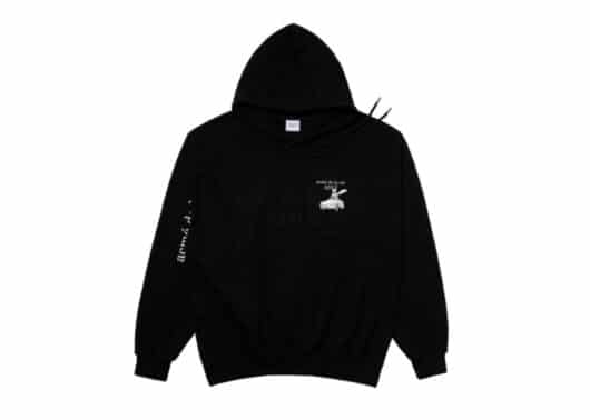 ADLV Baby Face Sports Car Girl Hoodie Black