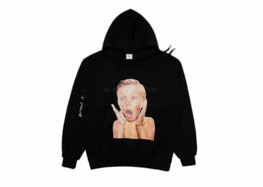 ADLV Baby Face Surprise Boy Hoodie Black