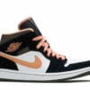 Air Jordan 1 Mid Peach Mocha (W)