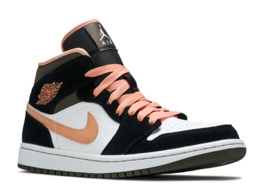 Air Jordan 1 Mid Peach Mocha (W) - Image 2