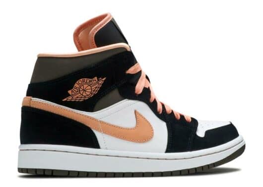 Air Jordan 1 Mid Peach Mocha (W) - Image 3