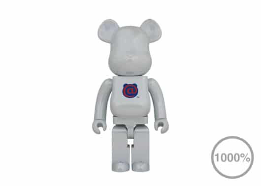 Bearbrick 20th Anniv. 1st Model 1000% White Chrome