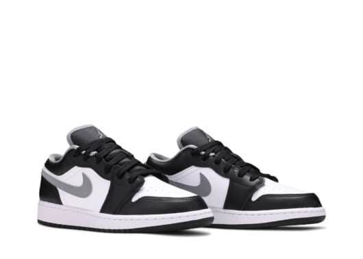 Air Jordan 1 Low Black White Grey (GS) - Image 4