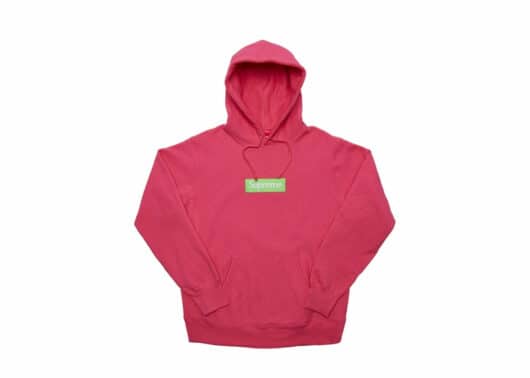 Supreme Box Logo Hoodie Pink FW17