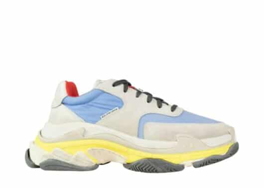 Balenciaga Wmns Triple S Trainer Blue/Yellow/Red 533885