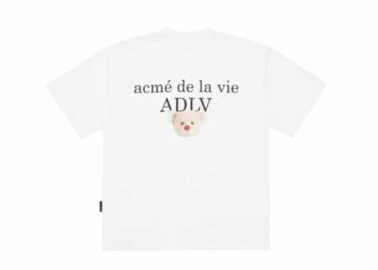 ADLV Baby Face Red Dress Girl Tee White - Image 2