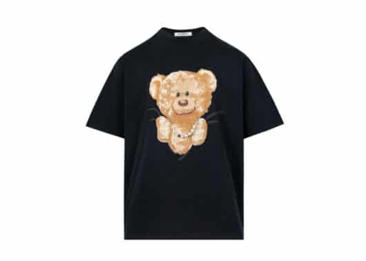 13De Marzo Pearl Chain Palda Bear Tee Black