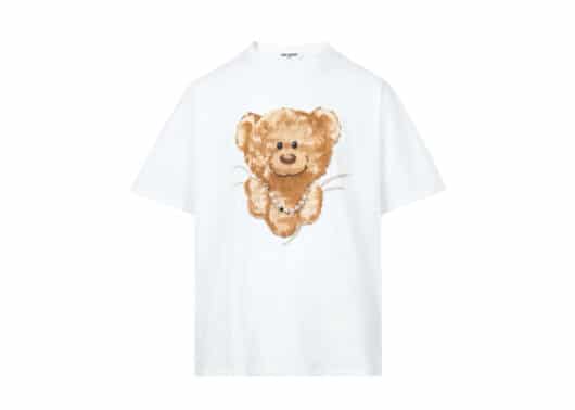 13De Marzo Pearl Chain Palda Bear Tee White