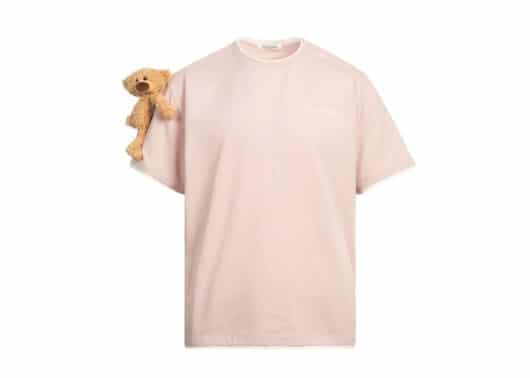 13De Marzo Short Sleeve Teddy Bear Tee Pearl Pink