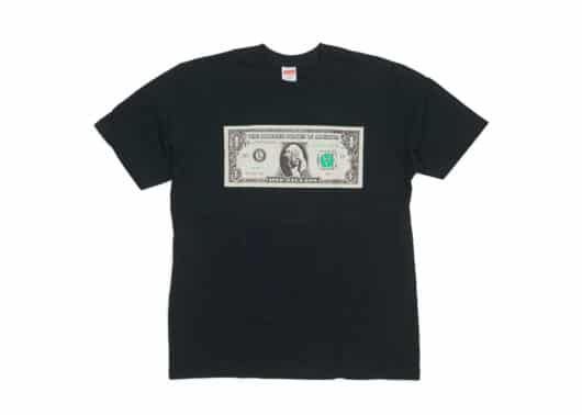 Supreme Dollar Tee Black