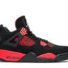 Air Jordan 4 Retro Red Thunder Shoe Side View