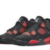 Air Jordan 4 Retro Red Thunder Shoes Side View