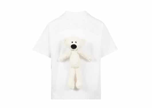 13De Marzo Palda Bear Pearl Tee White