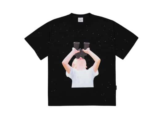 ADLV Baby Face Binoculars Boy Tee Black