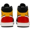 Air Jordan 1 Mid Black Amarillo Orange - Image 4