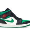 Air Jordan 1 Mid Green Toe