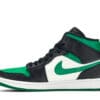 Air Jordan 1 Mid Green Toe - Image 2