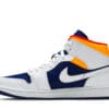 Air Jordan 1 Mid Royal Blue Laser Orange - Image 2