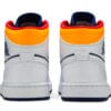 Air Jordan 1 Mid Royal Blue Laser Orange - Image 4