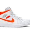 Air Jordan 1 Mid Starfish Pure Platinum