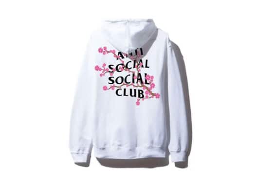 Anti Social Social Club Cherry Blossom Hoodie White