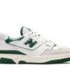 Outer Side View of New Balance 550 White Green Sneaker